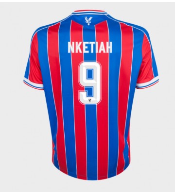 Lacne Muži Futbalové dres Crystal Palace Eddie Nketiah #9 2025-26 Krátky Rukáv - Domáci